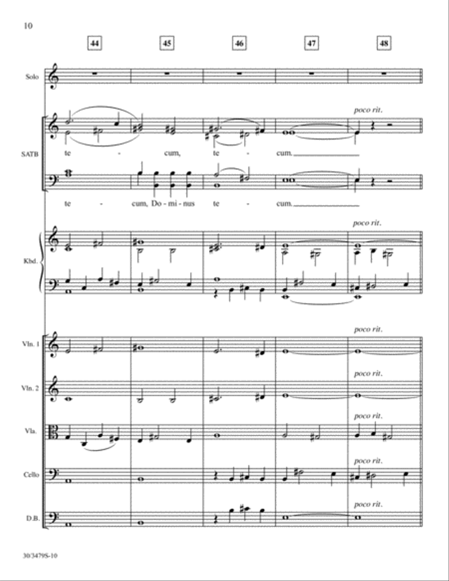 Ave Maria - String Ensemble Score and Parts Choir scores gallery preview page 12