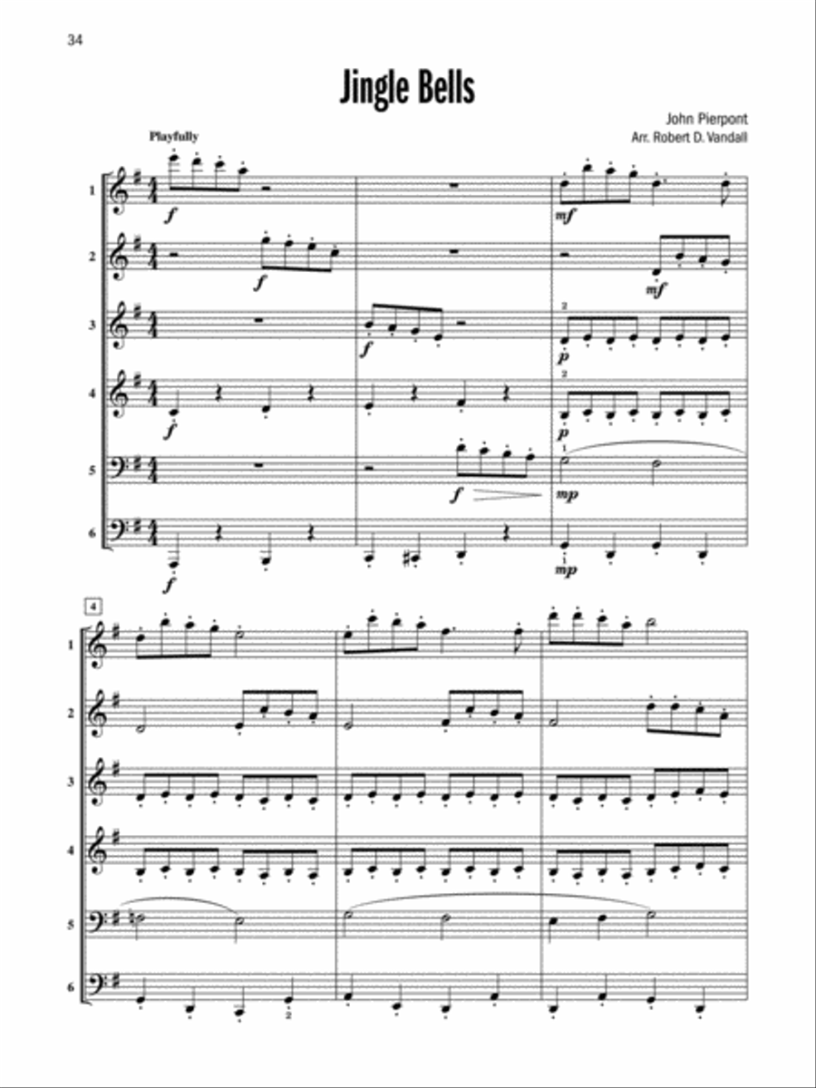 Celebrated Keyboard Ensembles Small Ensemble scores gallery preview page 6