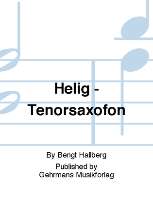 Helig - Tenorsaxofon