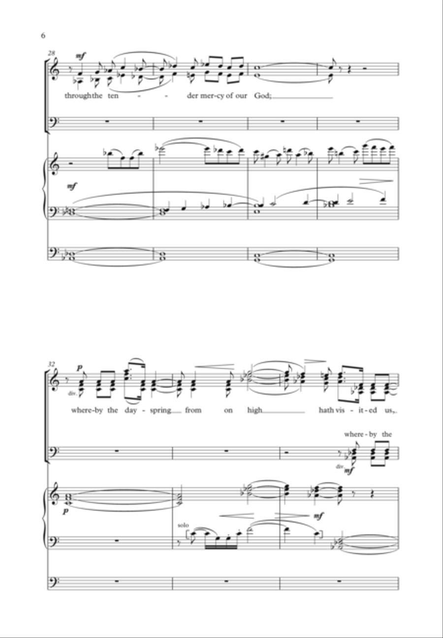 And Thou, Child, Shalt Be Called Choir scores gallery preview page 6