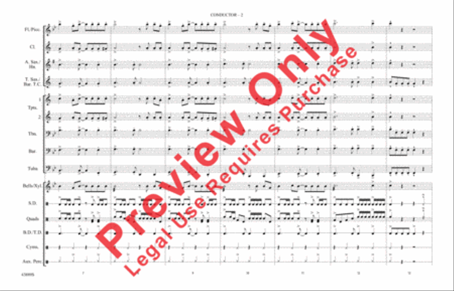 Monster Mash Monster Mash Marching Band scores gallery preview page 3