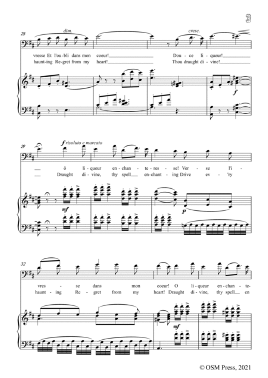 A. Thomas-O vin,dissipe le tristesse,in D Major,from Hamlet,for Voice and Piano Voice Solo scores gallery preview page 5