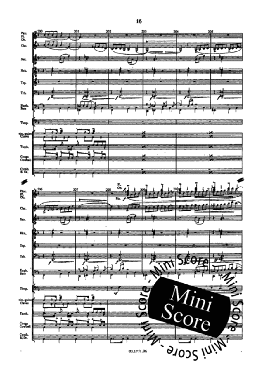 Eviva Caecilia Big Band scores gallery preview page 18