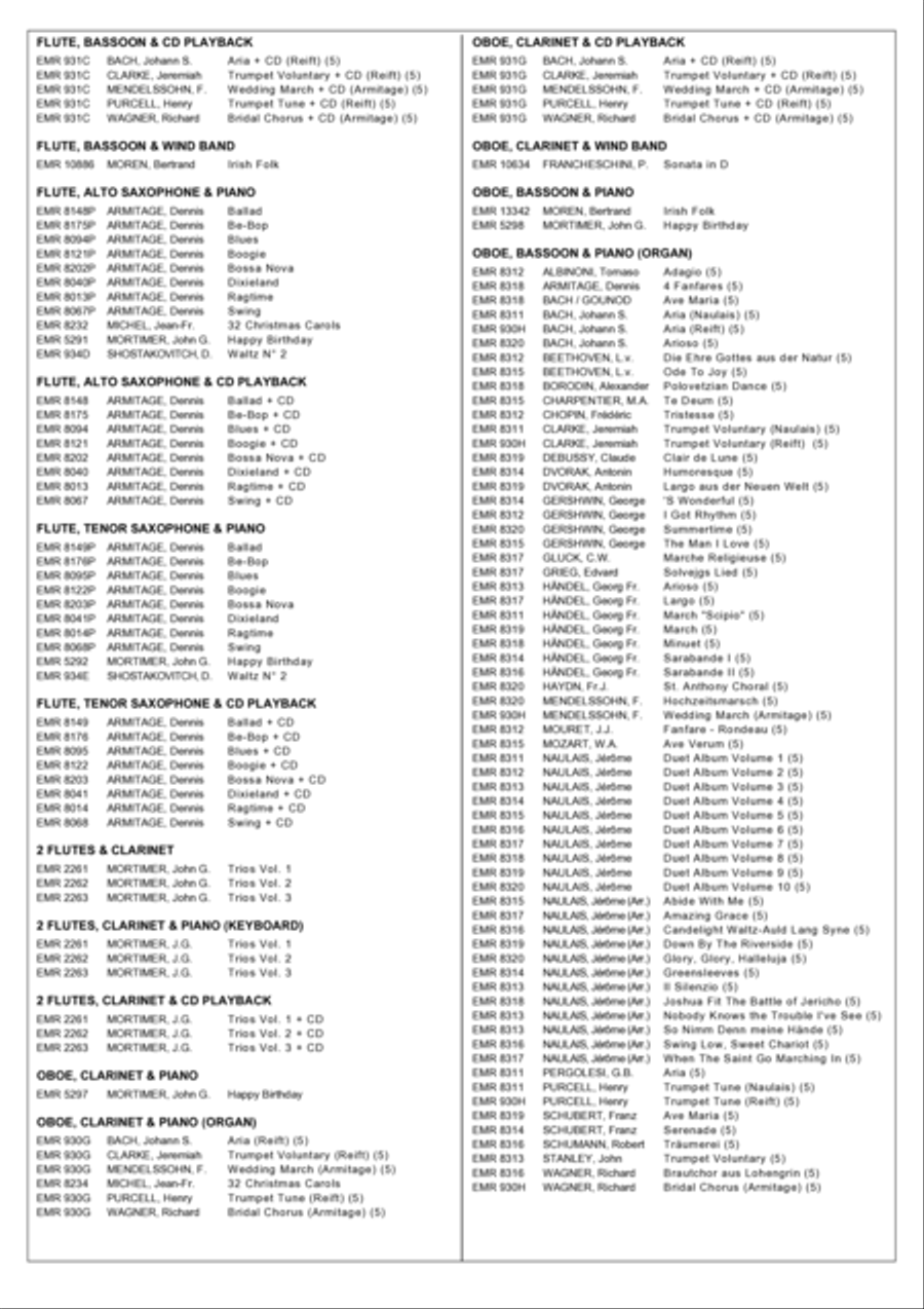 Woodwind Quartet Collection Volume 2 Woodwind Quartet scores gallery preview page 3