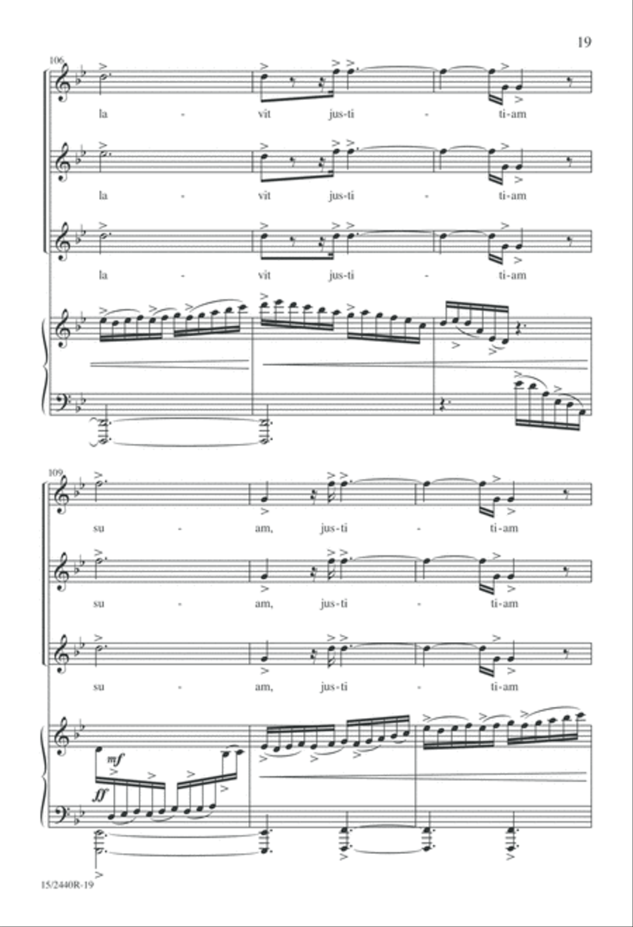 Cantate Domino SSA scores gallery preview page 19
