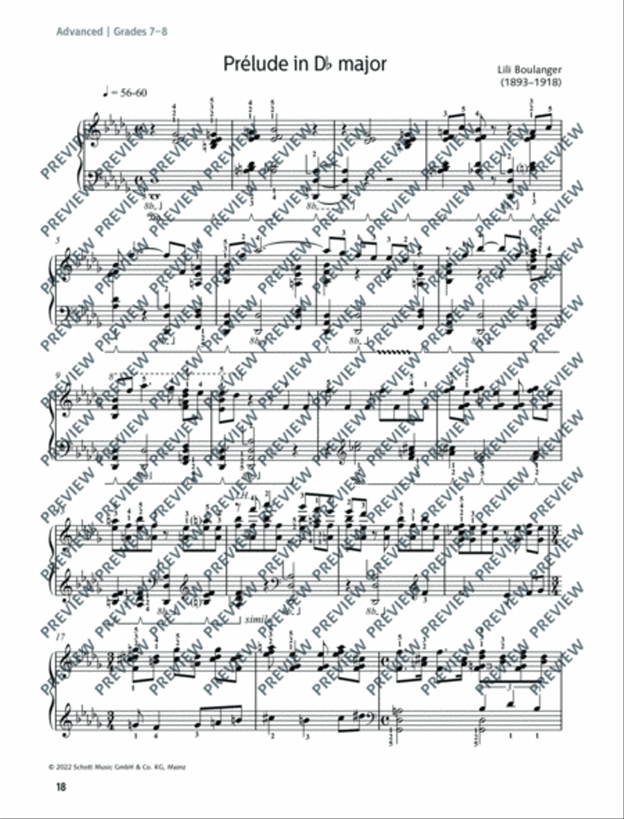 Women Composers Piano Solo scores gallery preview page 19