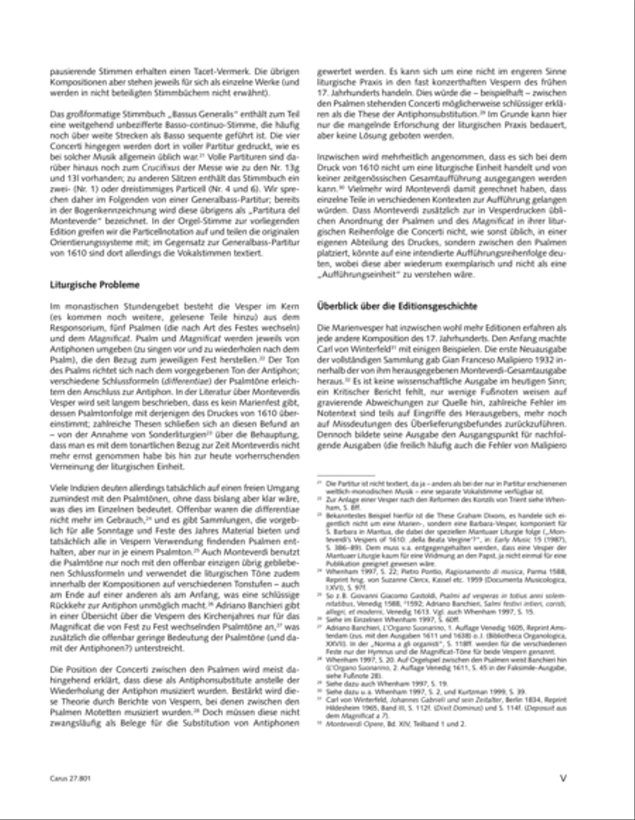 Vespro della Beata Vergine 4-Part scores gallery preview page 7