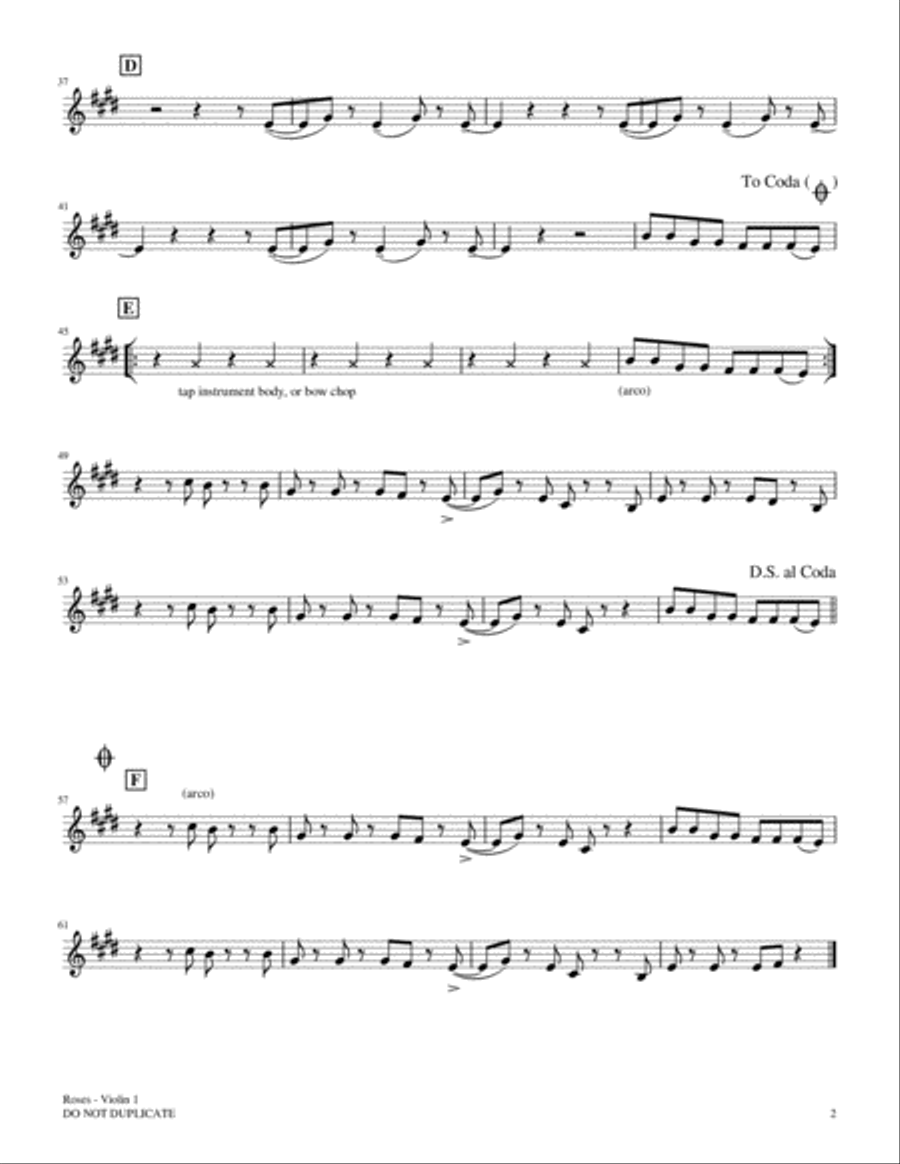 Roses String Quartet scores gallery preview page 2