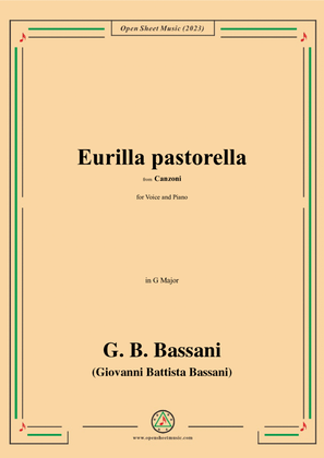 G. B. Bassani-Eurilla pastorella,in G Major