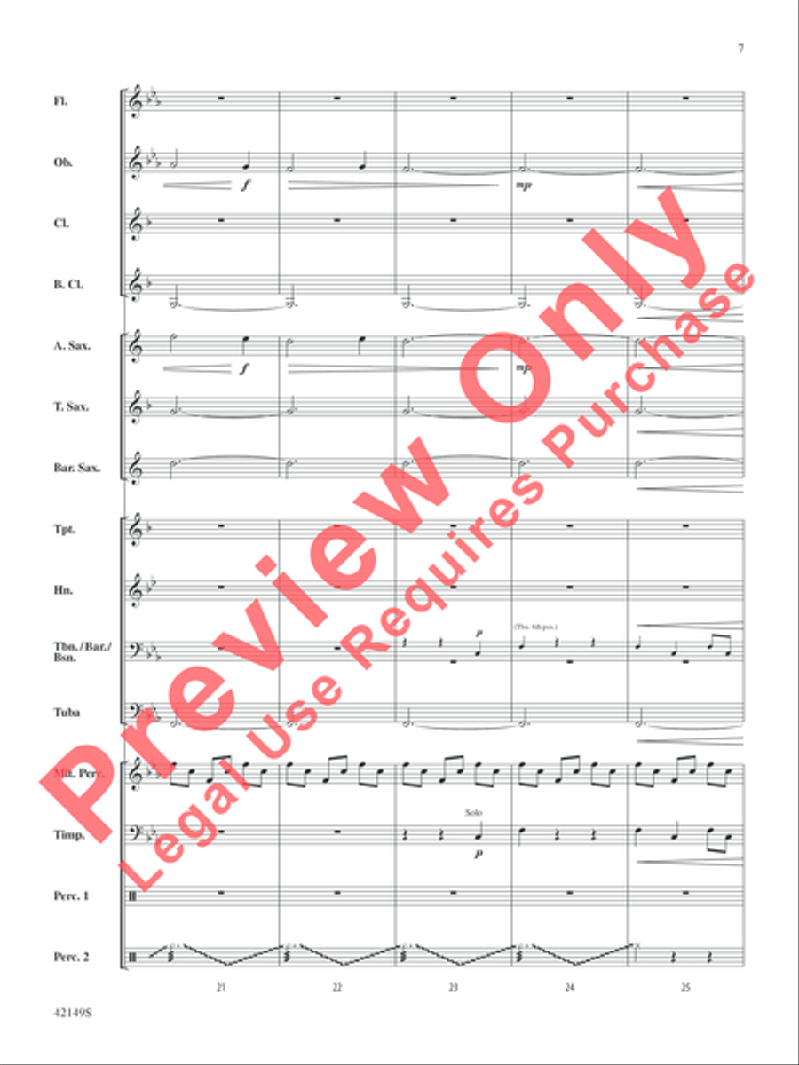 Arikara Concert Band scores gallery preview page 12