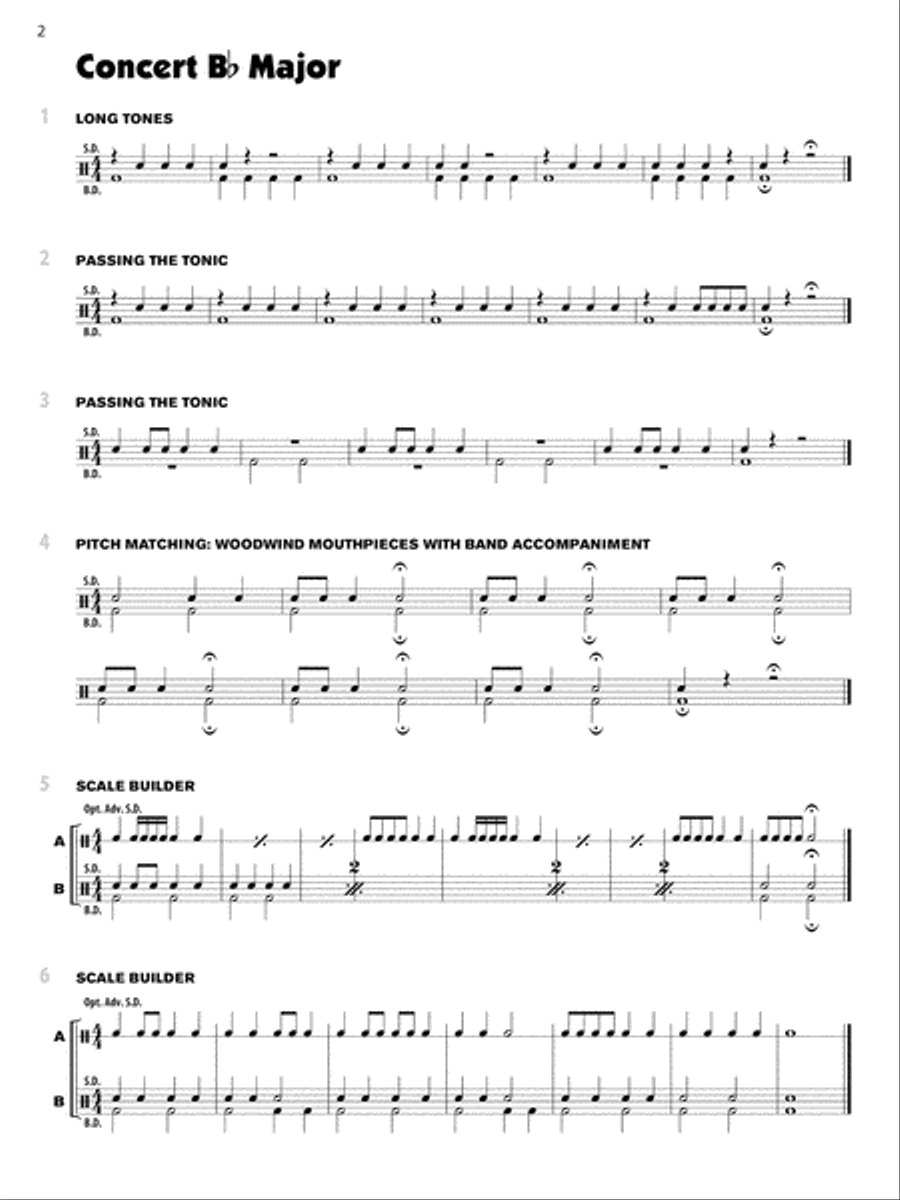 Sound Innovations for Concert Band -- Ensemble Development for Young Concert Band Concert Band Methods scores gallery preview page 3