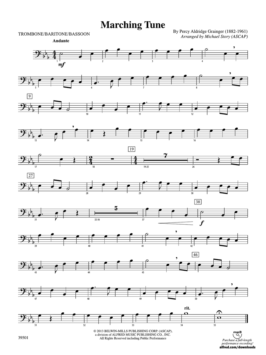 Marching Tune: 1st Trombone