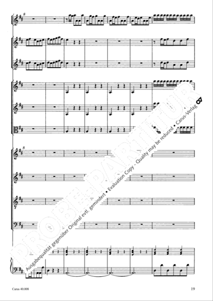 Introduzione e Gloria 4-Part scores gallery preview page 20