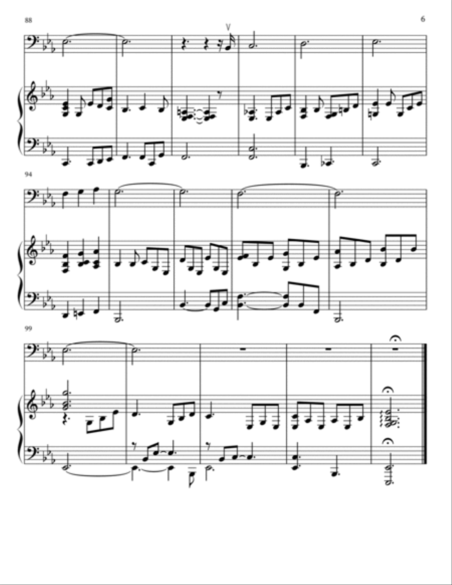 Can't Help Falling In Love Piano scores gallery preview page 6