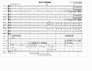 Book cover for Elk's Parade - Conductor Score (Full Score)
