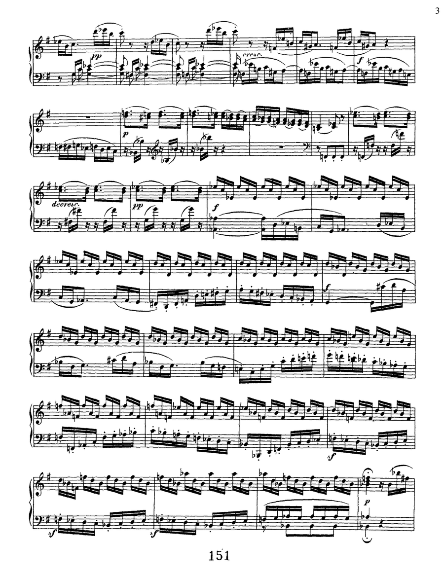 Sonata No. 10 In G Major, Op. 14, No. 2 Piano Solo scores gallery preview page 3