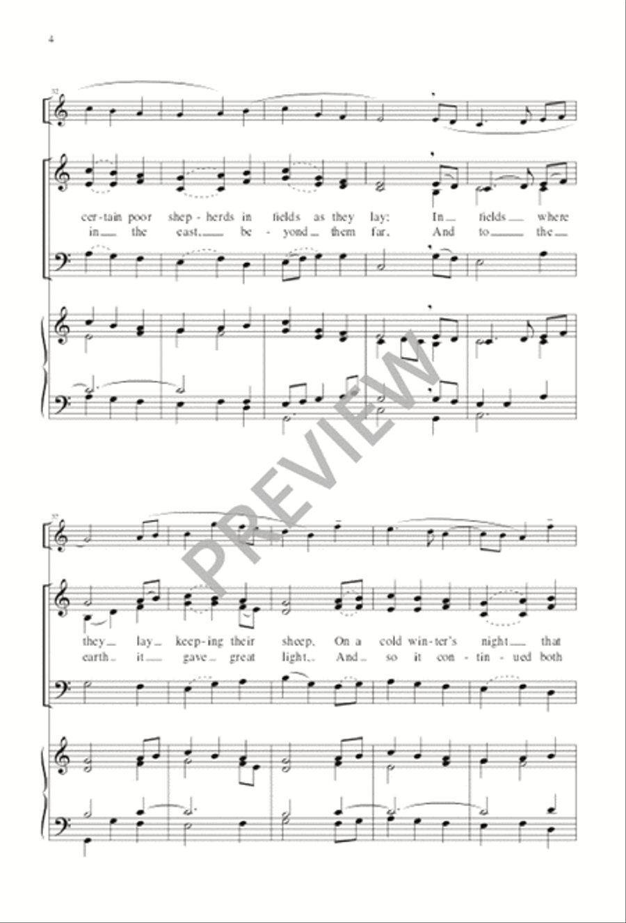 The First Nowell The First Nowell 3-Part scores gallery preview page 6