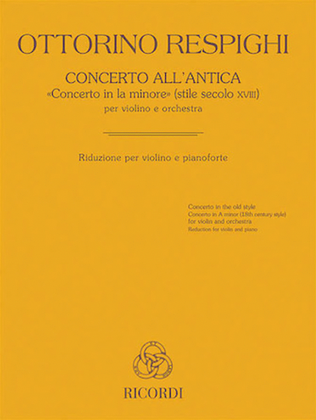 Concerto all'antica