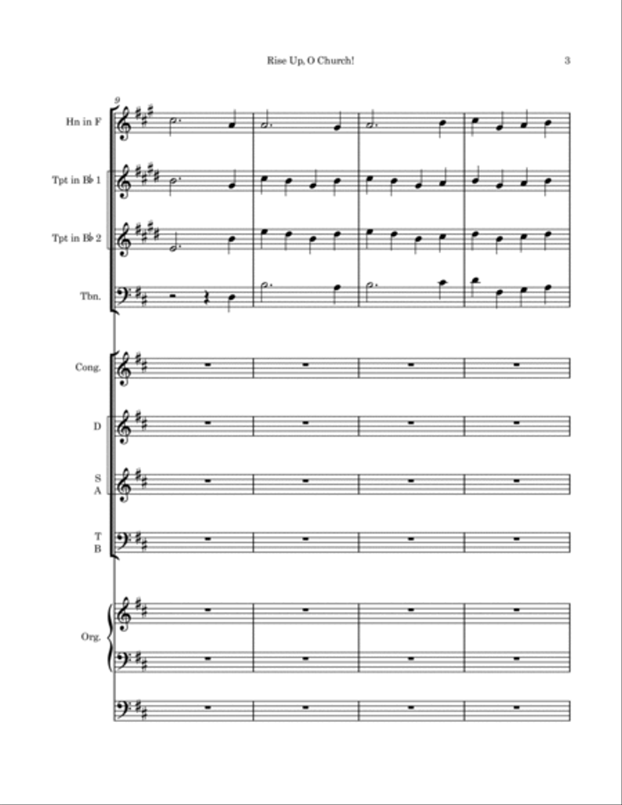 Rise Up, O Church! Sacred scores gallery preview page 4
