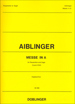Book cover for Messe in A