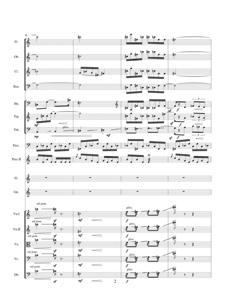 Double Concerto for Flute and Guitar (SCORE ONLY) image number null