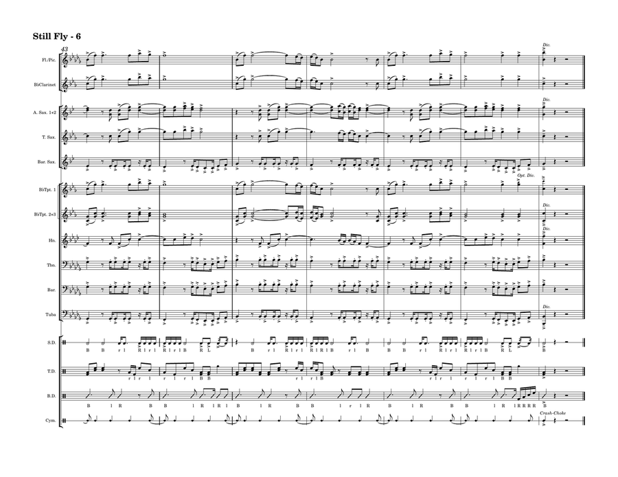 Still Fly Marching Band scores gallery preview page 6