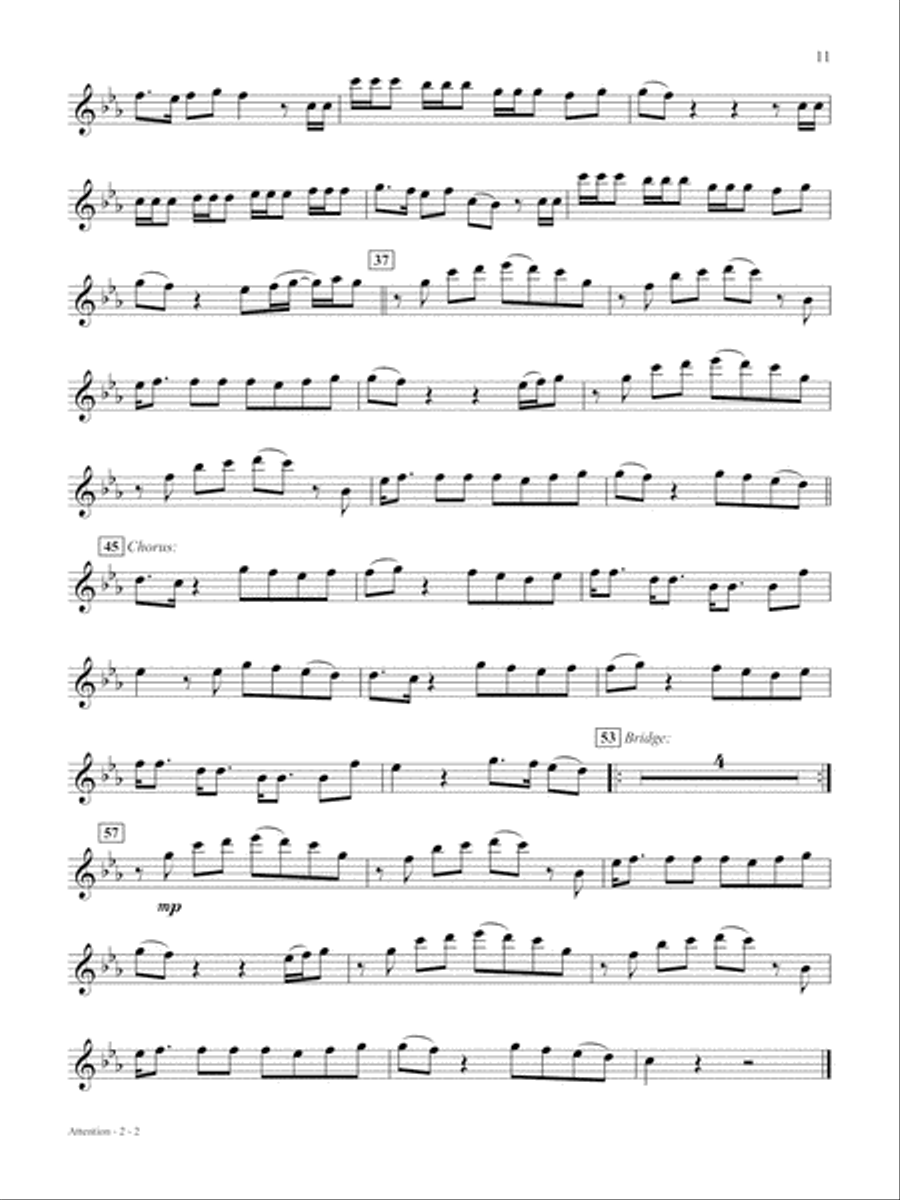 Pop & Country Instrumental Solos Flute Flute Solo scores gallery preview page 12