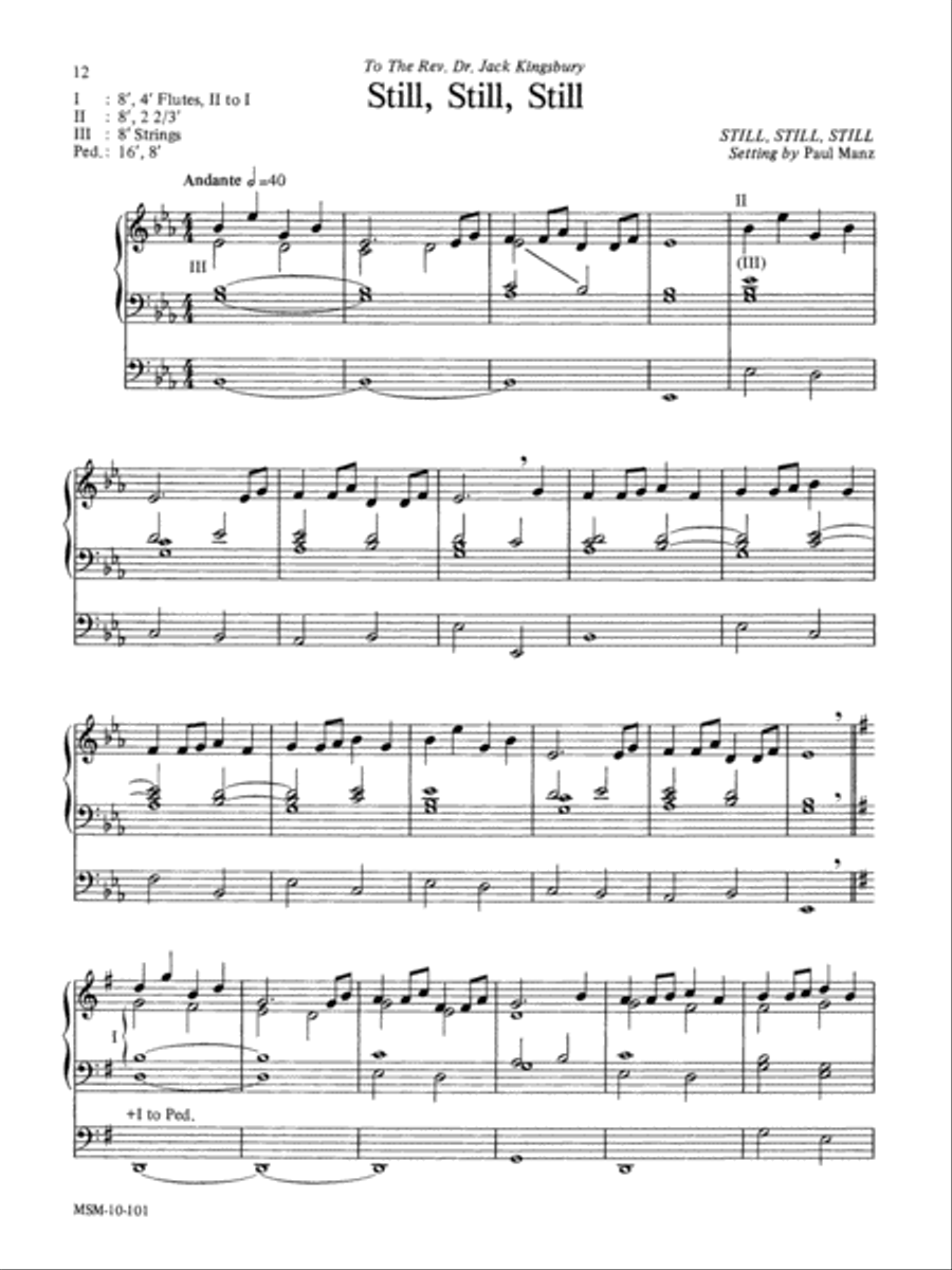 Still, Still, Still Organ scores gallery preview page 1
