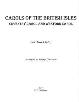 Book cover for Carols of the British Isles For Two Flutes