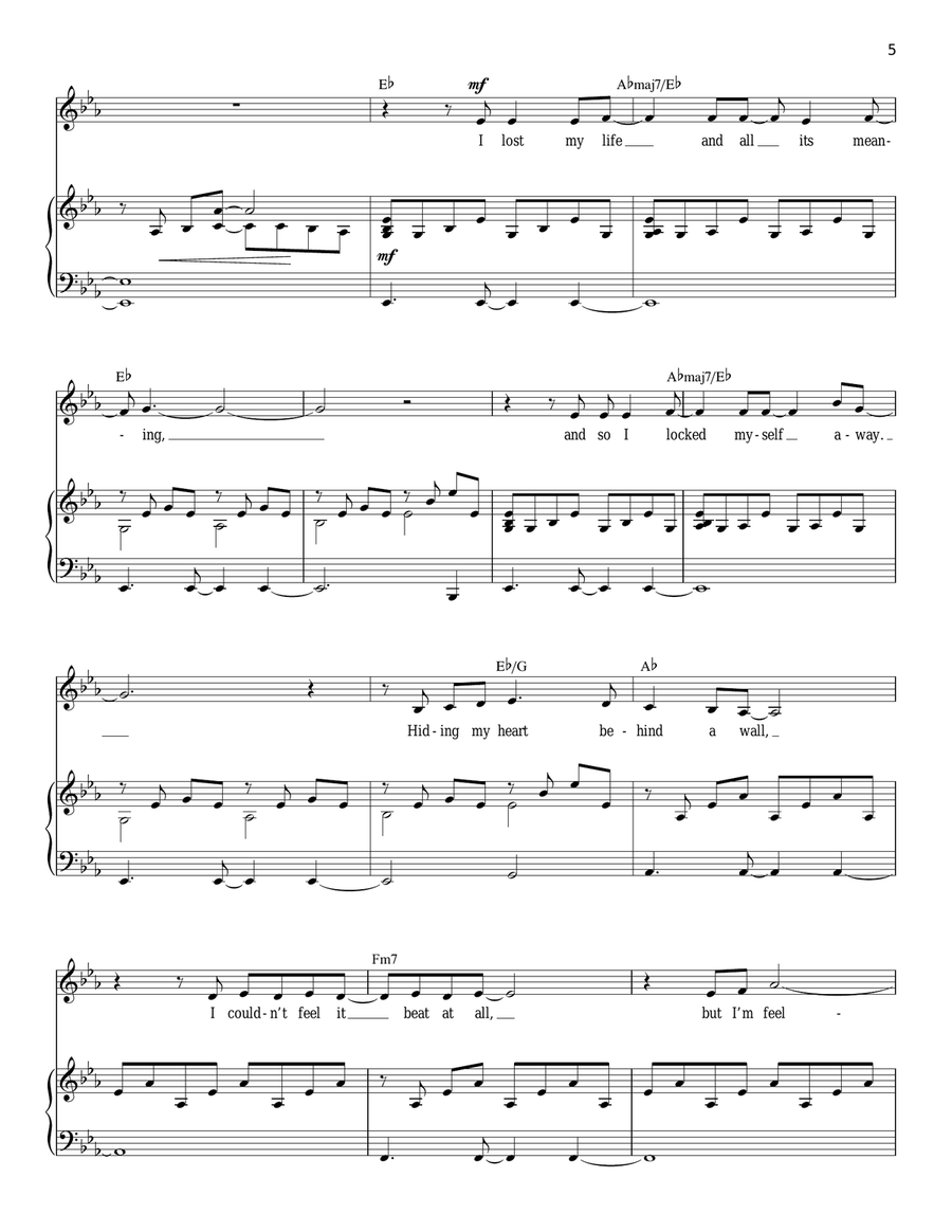 Nothing Stops Another Day Voice scores gallery preview page 5