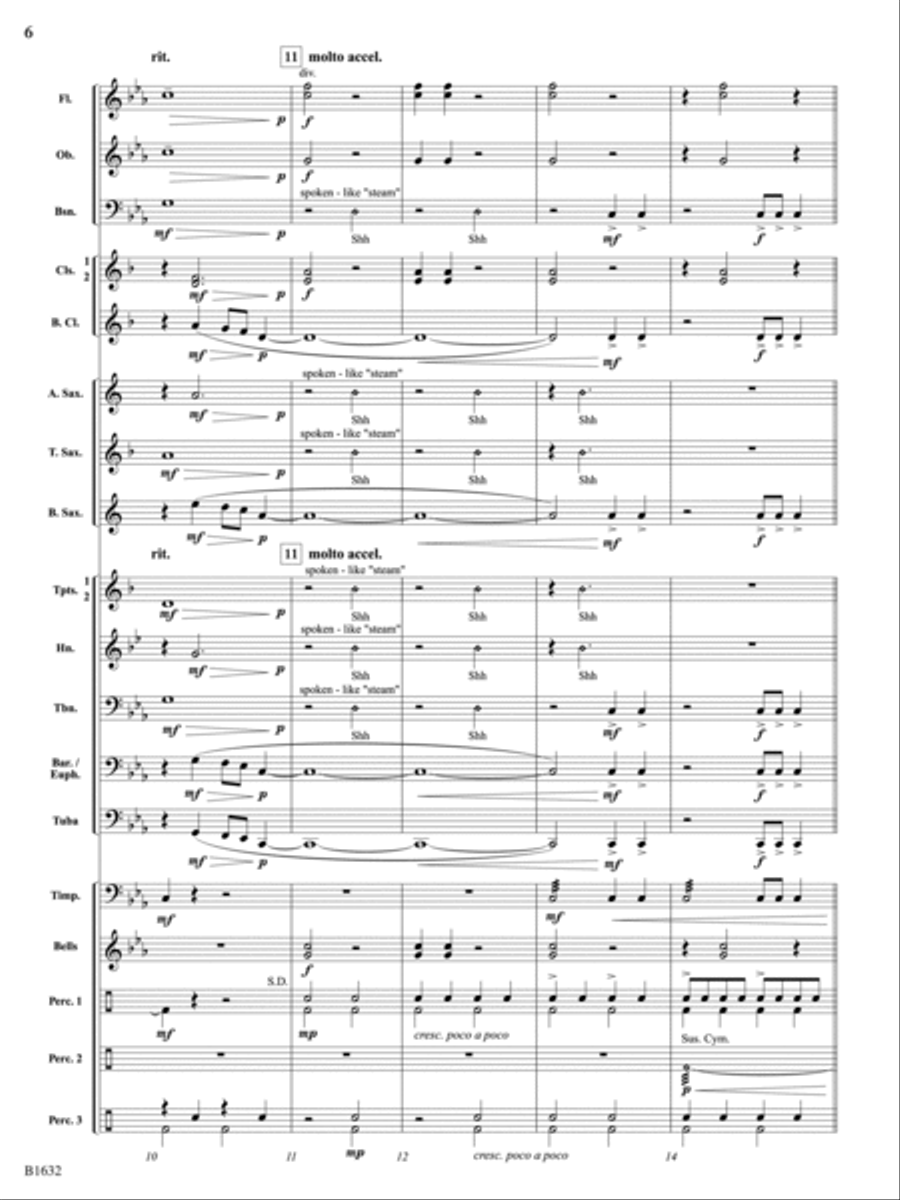 Hammer and Rail: Score Hammer and Rail: Score Concert Band scores gallery preview page 6
