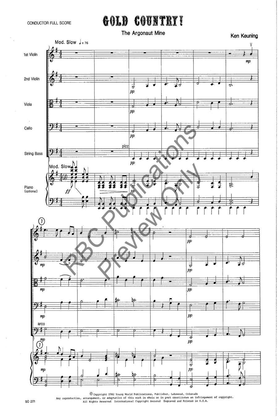 Gold Country String Orchestra scores gallery preview page 2