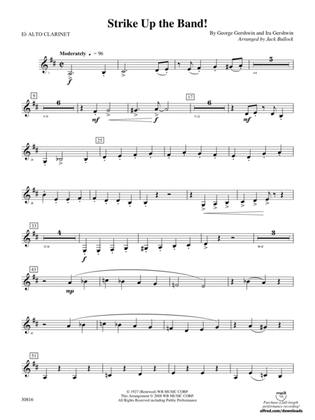 Strike Up the Band: (wp) E-flat Alto Clarinet
