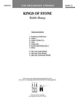 Book cover for Kings of Stone: Score
