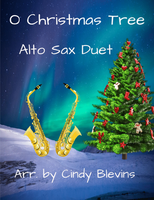Book cover for O Christmas Tree, Alto Sax Duet