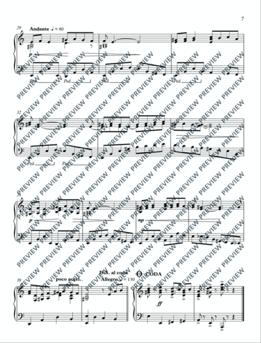 Klezmer Piano Collection Piano Solo scores gallery preview page 8