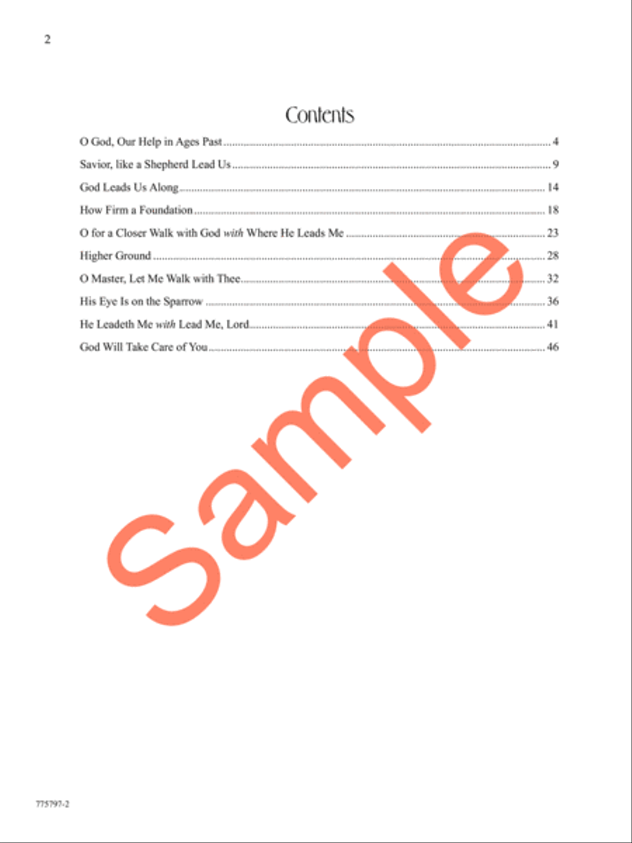 A Journey of Faith Piano Solo scores gallery preview page 3