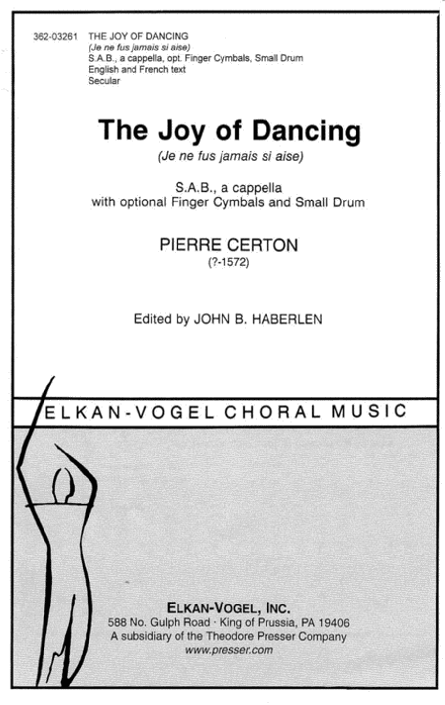 The Joy Of Dancing 3-Part scores gallery preview page 1
