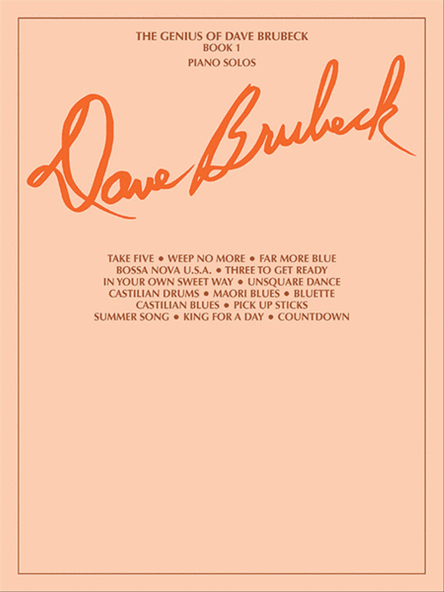 The Genius of Dave Brubeck, Book 1 Piano Solo scores gallery preview page 1