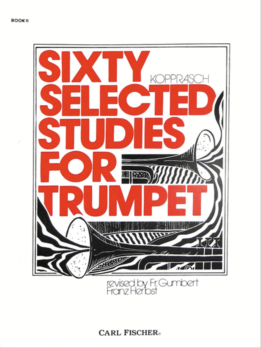 Sixty Selected Studies for Trumpet B-Flat Trumpet scores gallery preview page 1