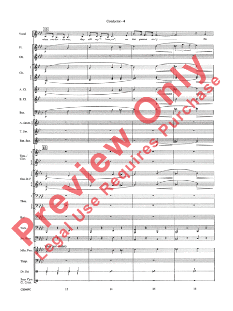 As Time Goes By Concert Band scores gallery preview page 7