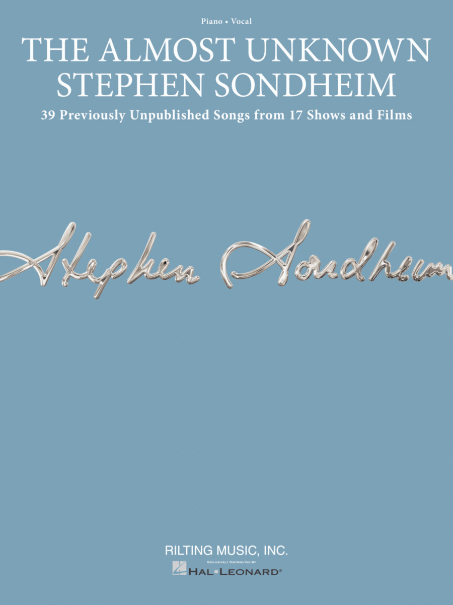 The Almost Unknown Stephen Sondheim Piano, Vocal scores gallery preview page 1