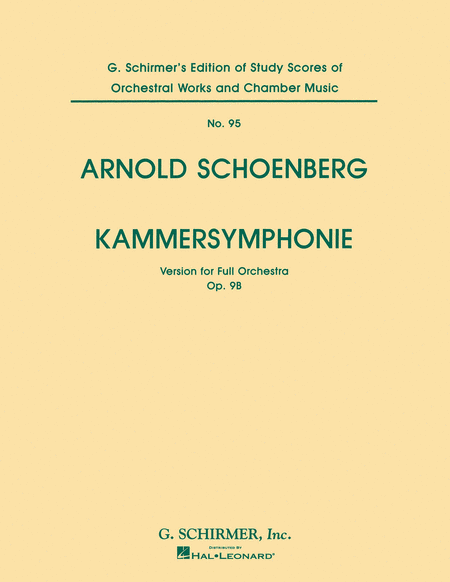 Kammersymphonie, Op. 9B (Chamber Symphony)