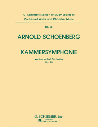 Book cover for Kammersymphonie, Op. 9B (Chamber Symphony)