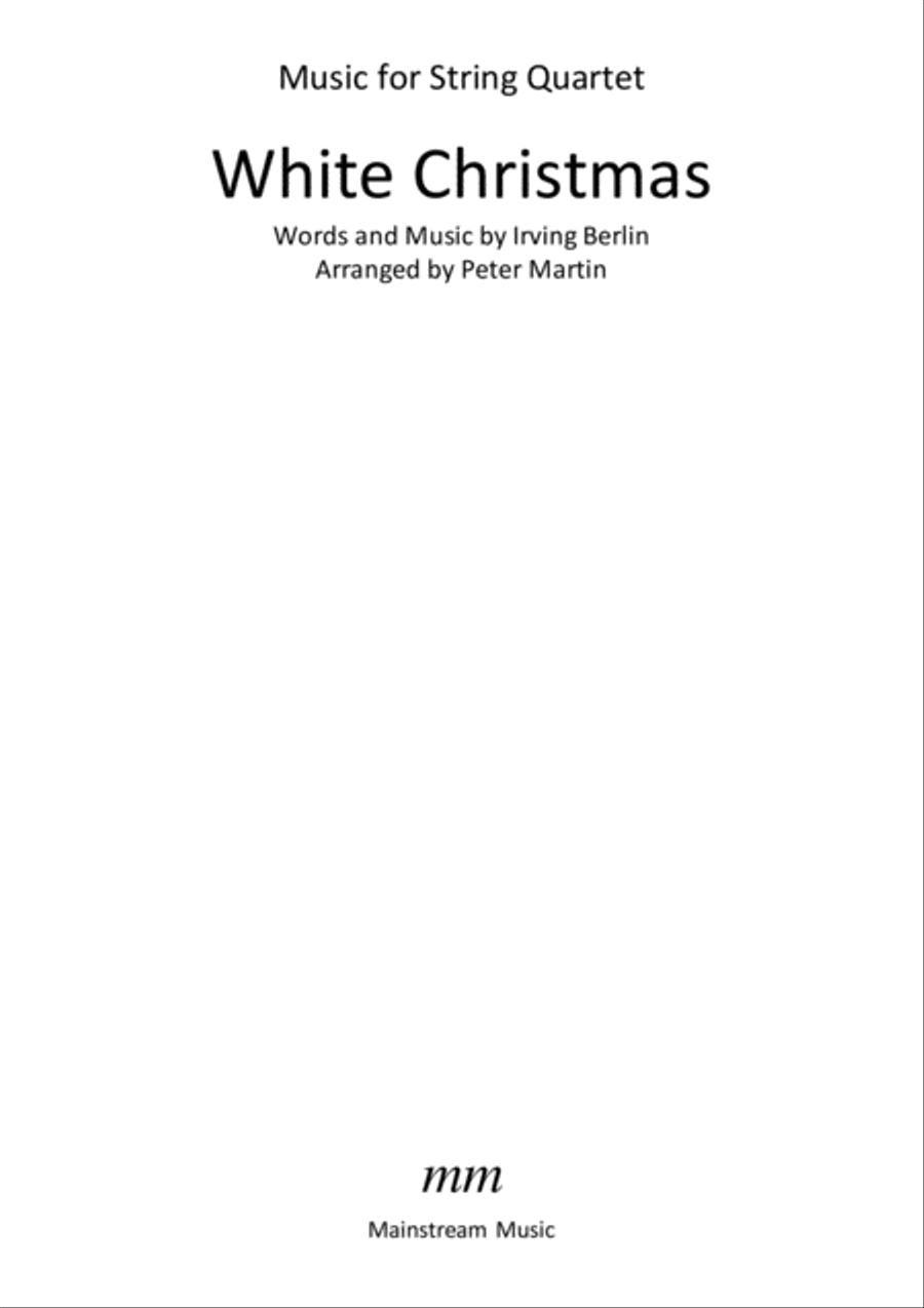 White Christmas White Christmas String Quartet scores gallery preview page 2