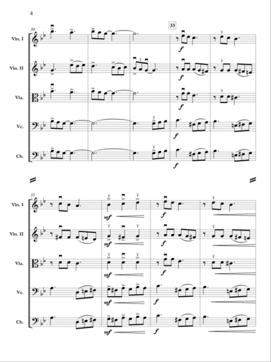 On the King's Errand Orchestra scores gallery preview page 5