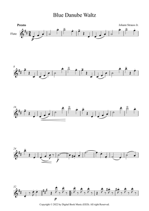 Blue Danube Waltz - Johann Strauss Jr. (Flute)