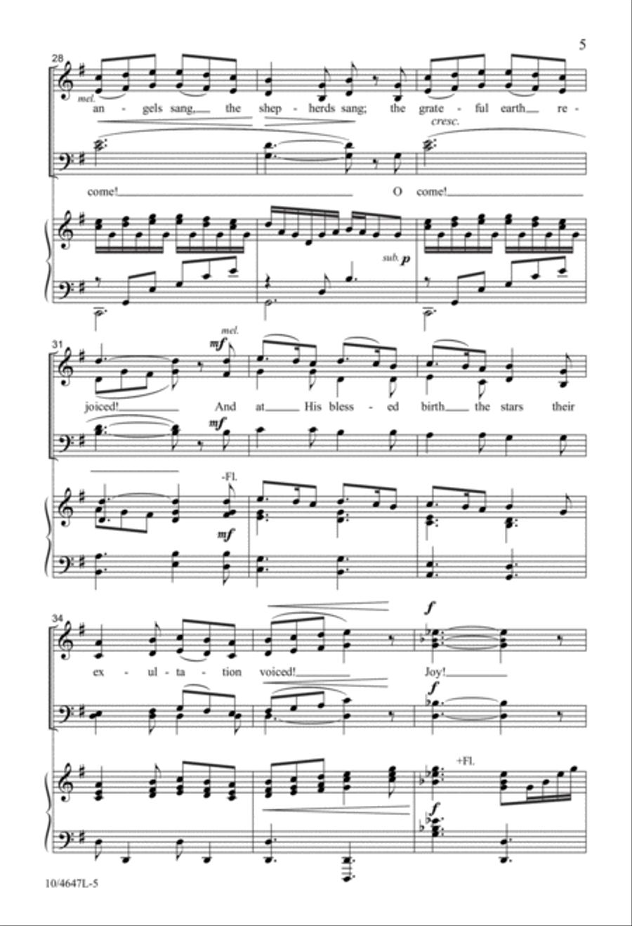Christmas Canticles 4-Part scores gallery preview page 5