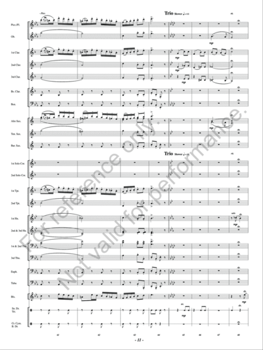 Side Partners Concert Band scores gallery preview page 12