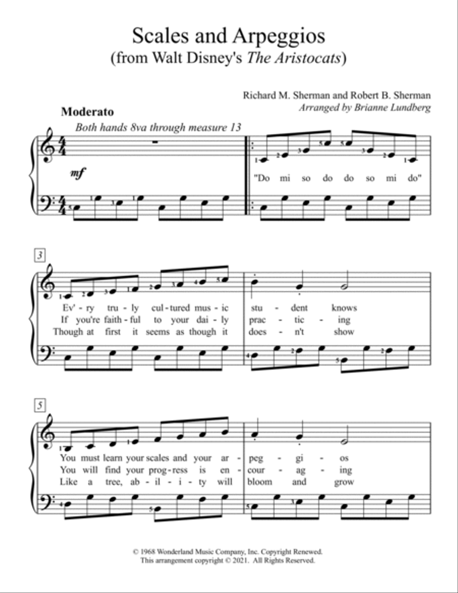 Scales And Arpeggios Voice scores gallery preview page 2